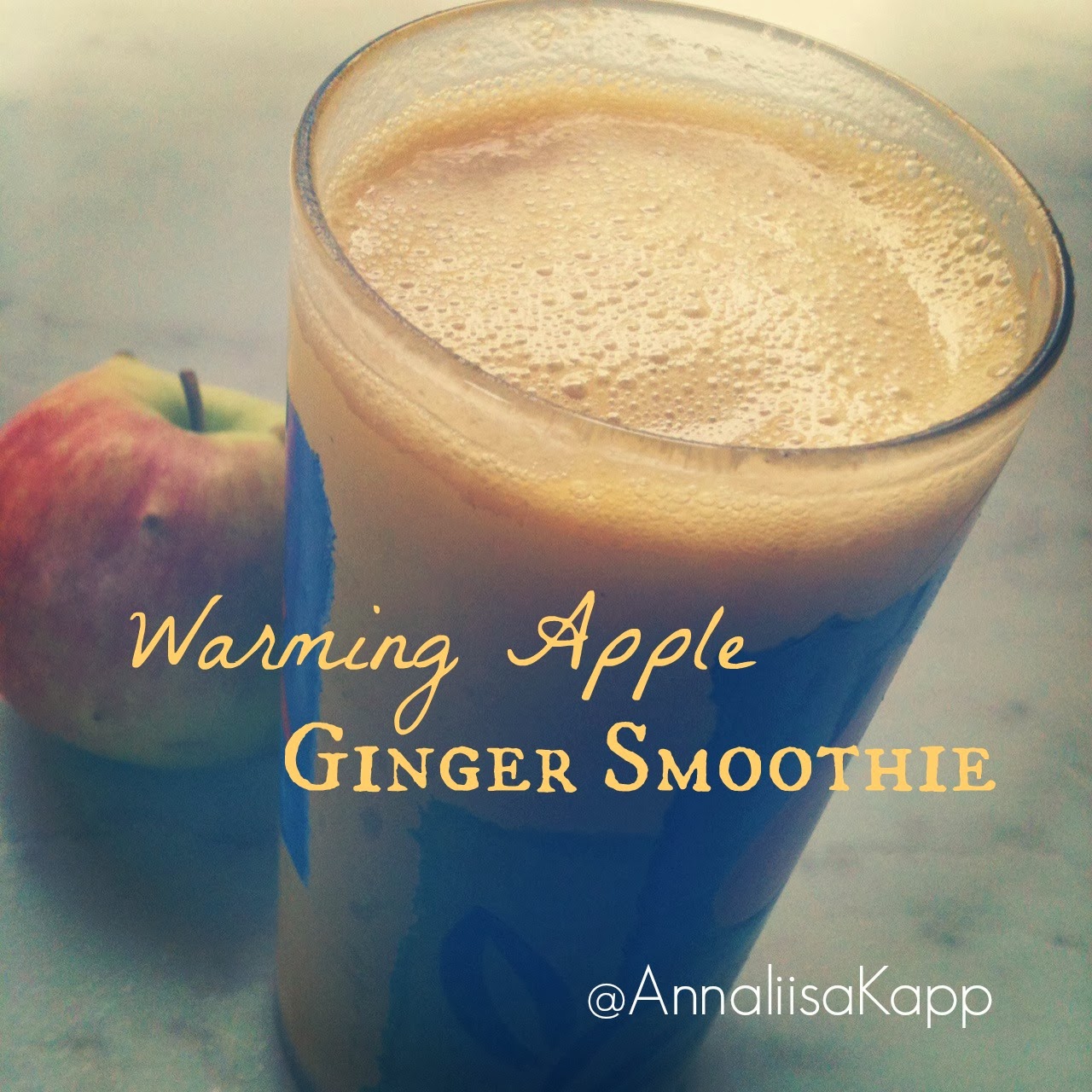 Warming Apple Ginger Smoothie